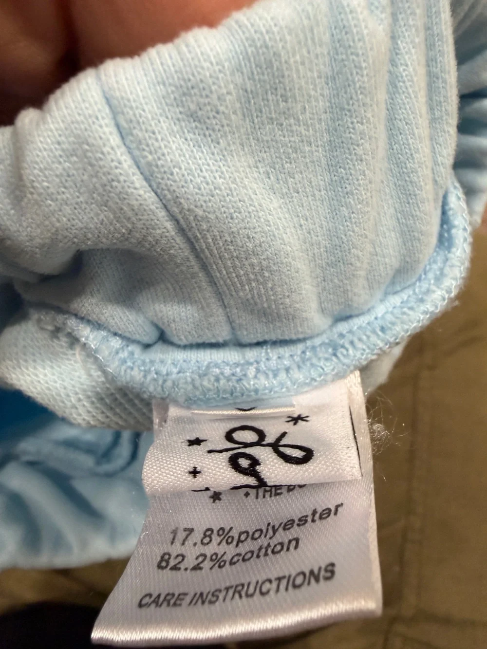 Lola And the boys sequin Light Blue Kids Rainbow Stripe Hoodie & Jogger Set, 6
